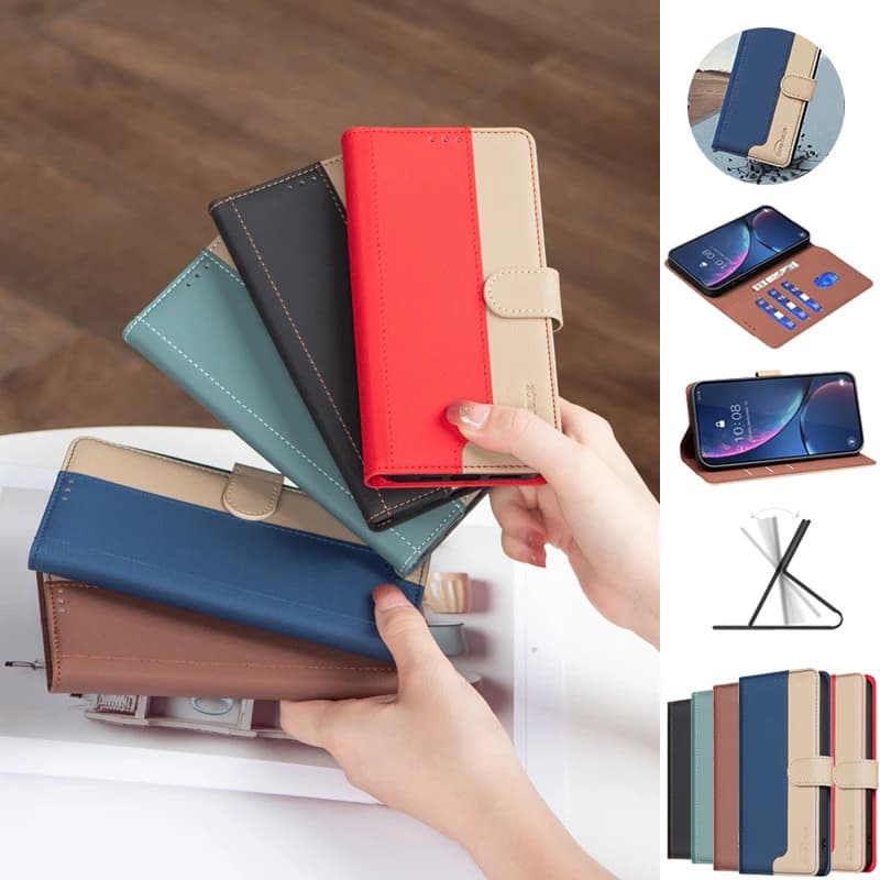 SamsungM55 Case For Samsung Galaxy M55 M15 M62 M23 M32 M12 M13 M22 Funda Wallet Phone Cases Flip Leather Stand Card Slots Cover