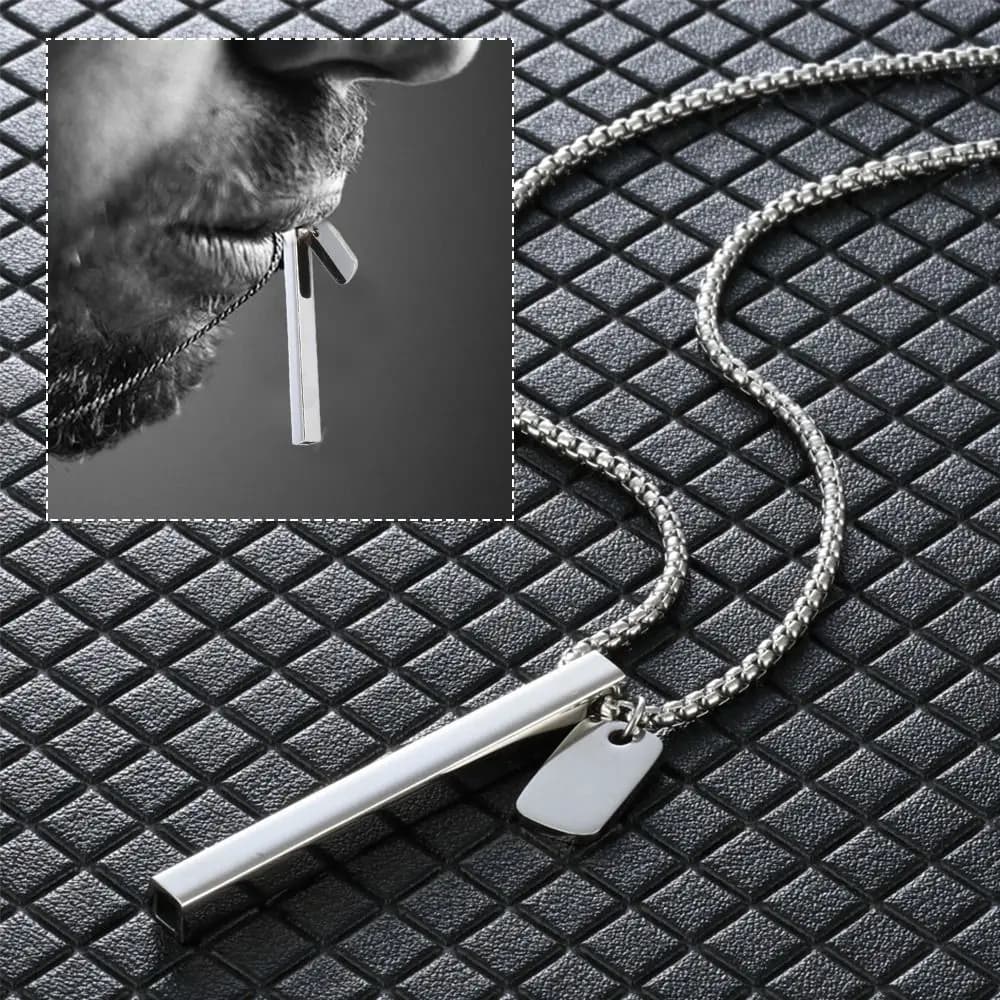 for Anxiety Relief Mindful Breathing Necklace for Breathing Exercises Stainless Steel Anxiety Relief Necklace Stress Relief