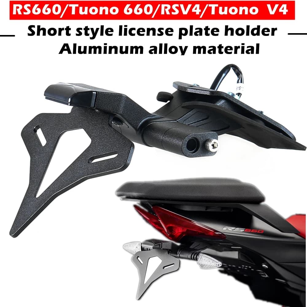 Motorcycle License Plate Holder Fender Eliminator Registration Bracket For APRILIA RS660 Tuono660 RSV4 Tuono V4 RS457  2021-2024