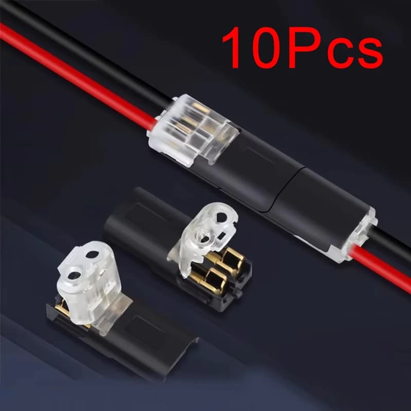 10PCS 2 Pin Way Plug  Automotive Electrical Connector Strip Terminal Connection Waterproof Electrical Connector Car Wire Cable