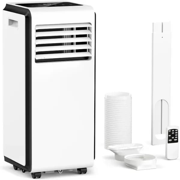 ZAFRO 10,000 BTU (2024 Upgraded) Portable Air Conditioners Cool Room Up to 450 Sq.Ft, 4 Modes Portable AC