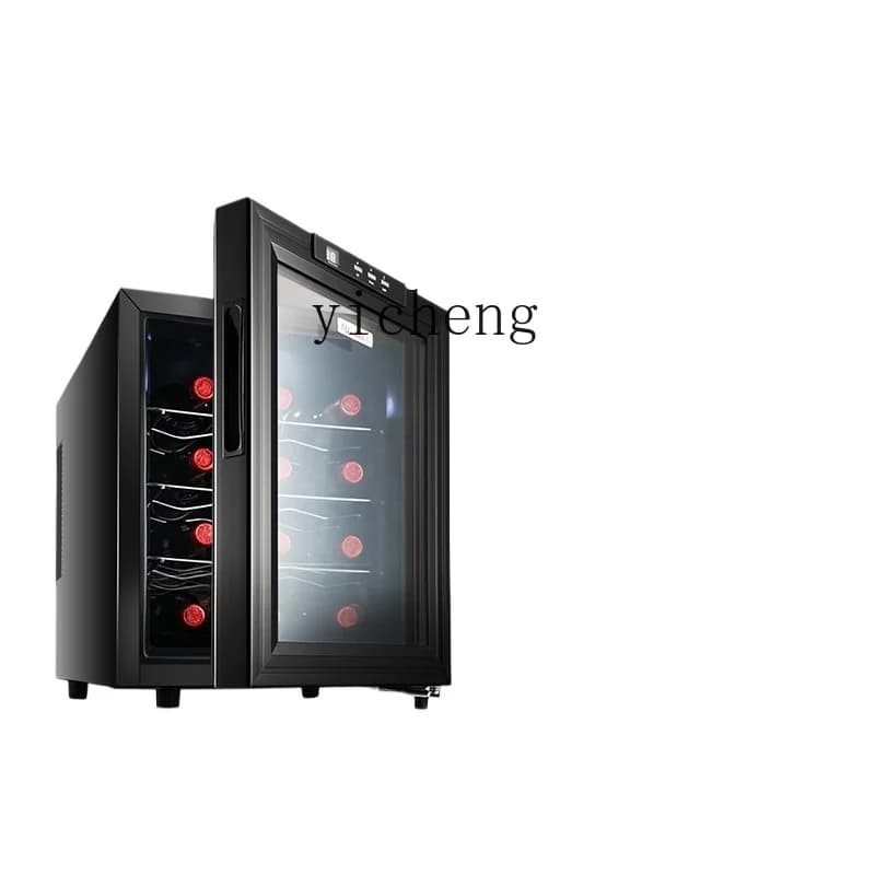 Tqh Wine Cabinet Constant Temperature Wine Cooler Air-Cooled Mini Display Cabinet Living Room Wine Preservation Tea