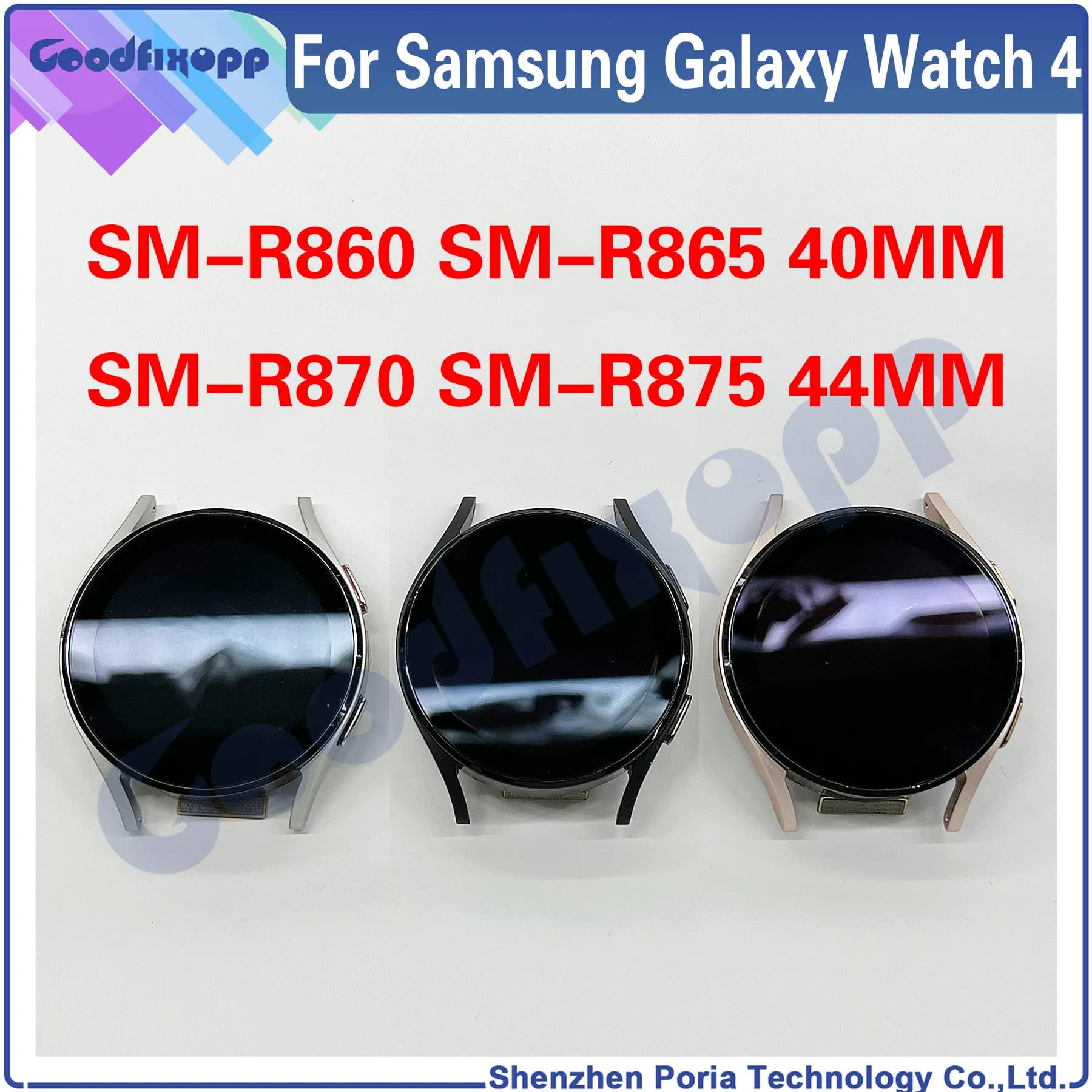 For Samsung Watch 4 SM-R860 SM-R865 SM-R870 SM-R875 R860 R865 40MM R870 R875 44MM LCD Display Touch Screen Digitizer Assembly