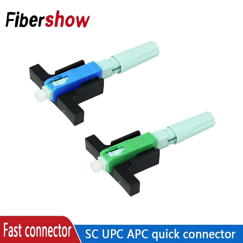 FTTH SC UPC Optical fibe quick connector SC FTTH Fiber Optic Fast Connector Embedded High Quality SC APC