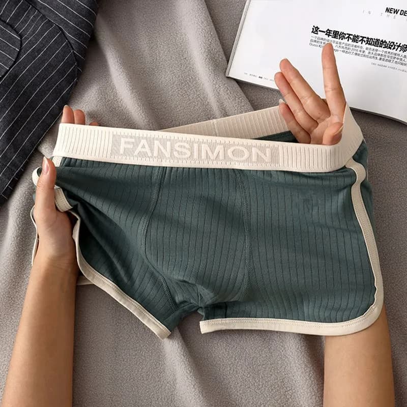 Men's Panties Boxer Shorts Underwear Sexy Striped Man Male Boxers Homme U Convex Shorts Lingerie Boxershorts Underpants