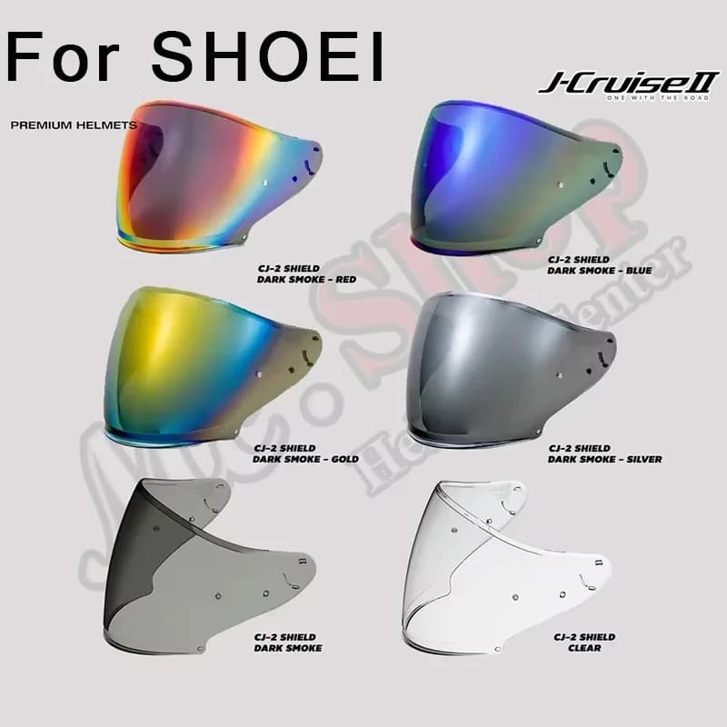 Motorcycle Helmet Visor for SHOEI J-Cruise 1 J-Cruise 2 J-Force 4 CJ-2 Casco Shield Viseria Capacete Moto Windshield Lens