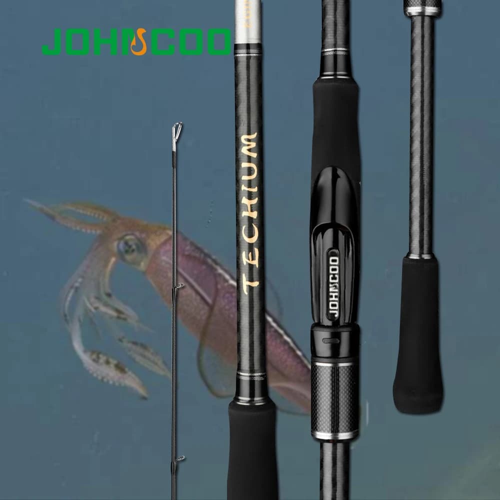JOHNCOO High Carbon Egi Rod Squid Lure Rod Spinning Rod 832M/832ML Pe 0.4-1.0 Squid Size #2-4/#2-3.5 Super light and sensitive