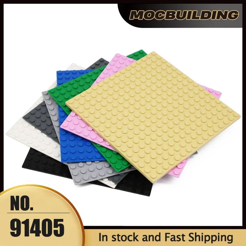 10PCS MOC Parts 91405 Baseplate 16 x 16 Compatible Bricks DIY Assmble Building Blocks Particle Kid Puzzle Brain Toy Gift