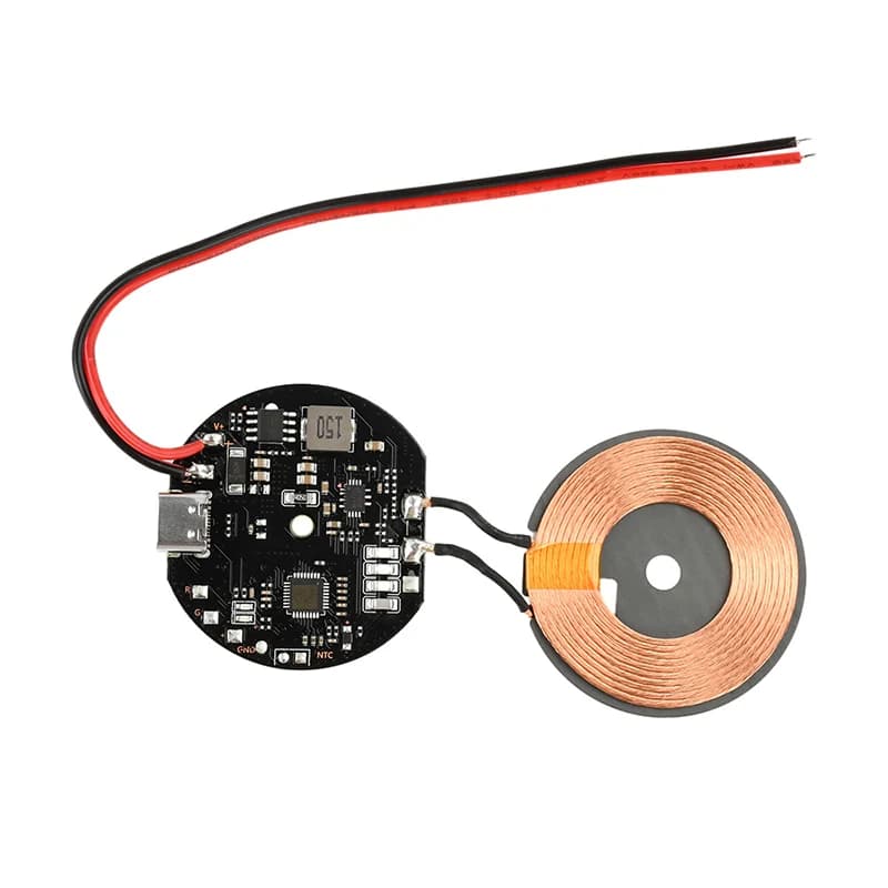 DC5V 9V 12V Wireless Fast Charging Module DIY Wireless Charger 5W~20W Adaptive Fast Charging Board with Charging Protection