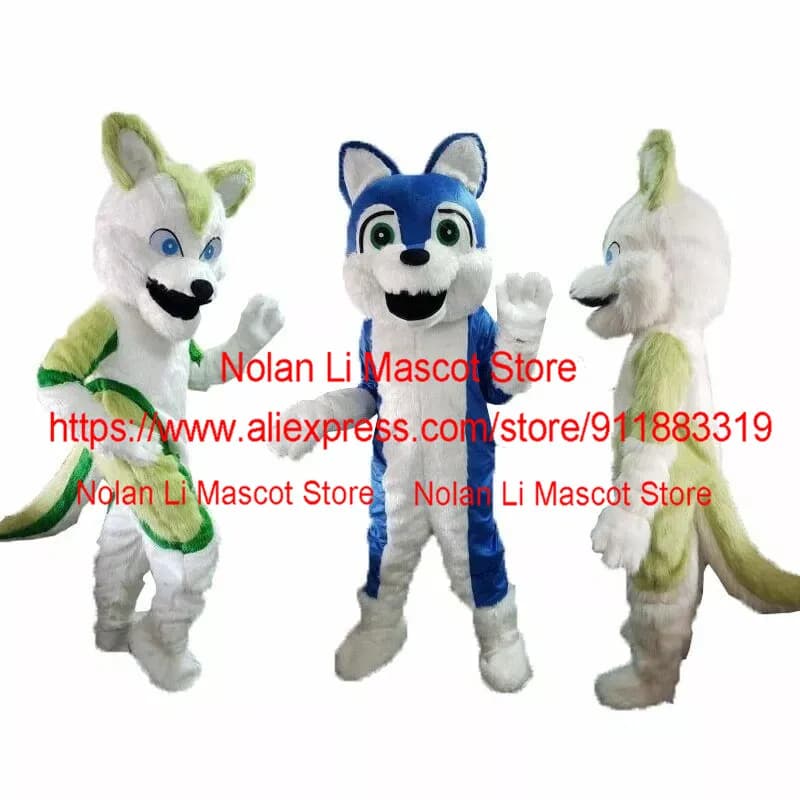 High Quality EVA Material Husky Dog Fox Wolf Mascot Costume Suit Role-Playing Party Game Advertising Carnival Easter Adult 1082