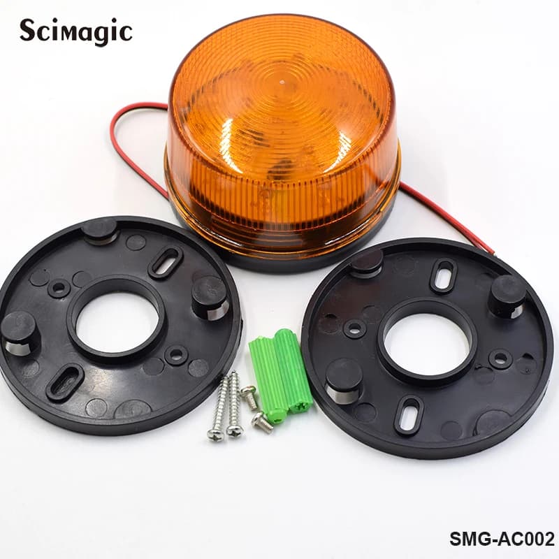 Signal Strobe Flashing Lamp DC 12V or 24V LED Gate Flashing Light Lamp Alarm Lamp For Swing Sliding Gate Opener/Barrier Gate