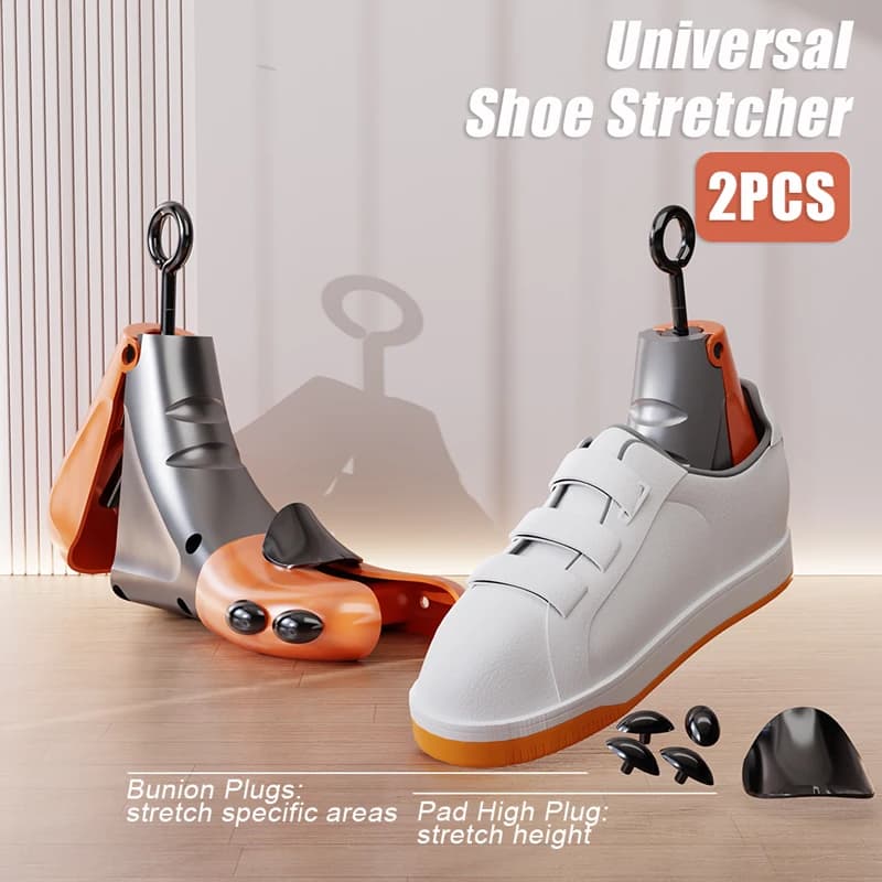 Repacego 1/2Pcs Shoe Stretcher Shoe Trees Universal Unisex Women Men Adjustable Length Width high top Expander Extender Keeper