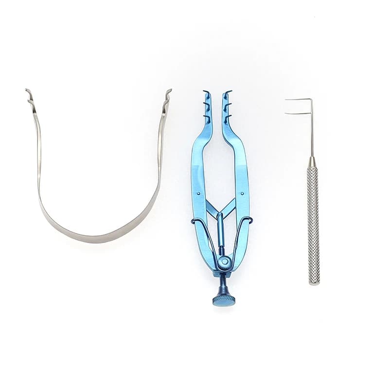 Dacryocyst retractor Ophthalmic quality stainless steel titanium alloy American 3*3 claw adjustable retractor