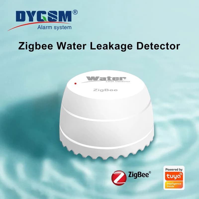 TUYA Zigbee Water Leak Detector Water Flood Sensor Smart Life APP Remote Monitoring Flood Alert Overflow Security On Site Alarm