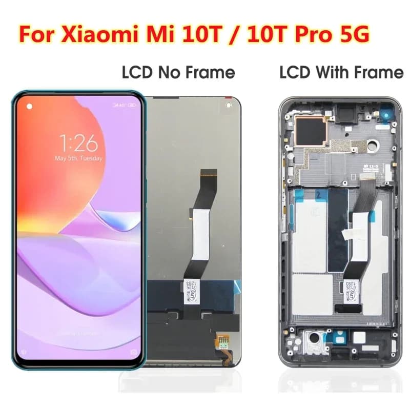 6.67" for Xiaomi Mi 10T Pro 5G Lcd Display Digital Touch Screen With Frame Assembly for Xiaomi Mi 10T 5G M2007J3SY