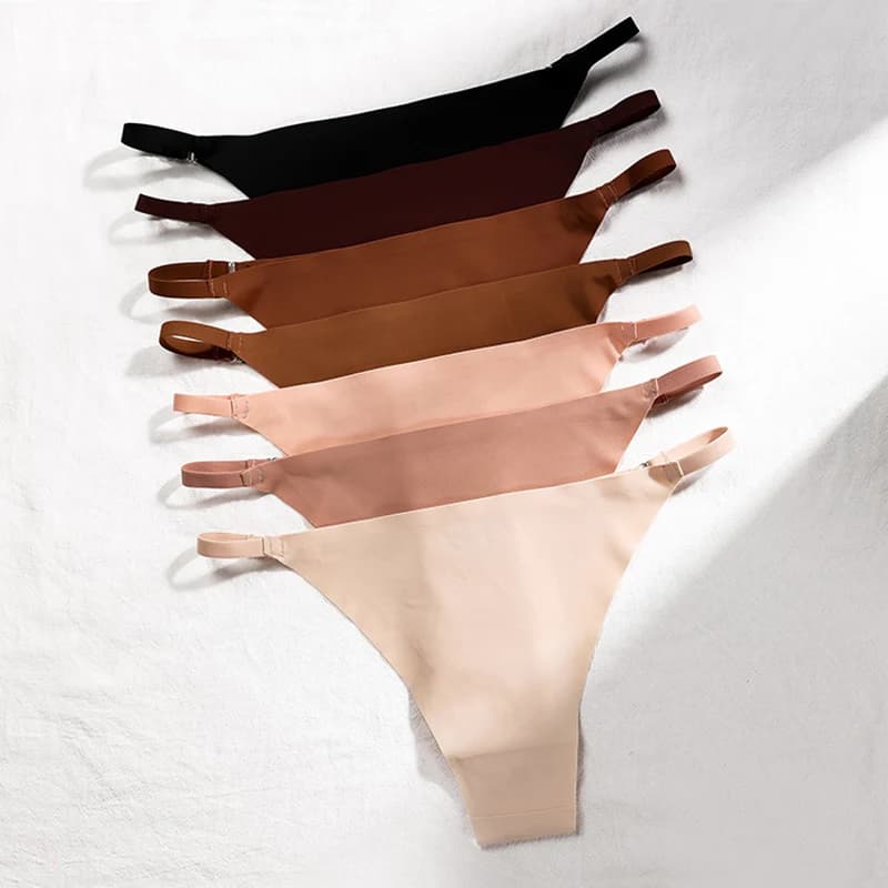 Women Seamless Panties Thong Low Waist Sexy G-String Ladies Briefs Panties Comfortable Female Underwear Thongs трусы женские