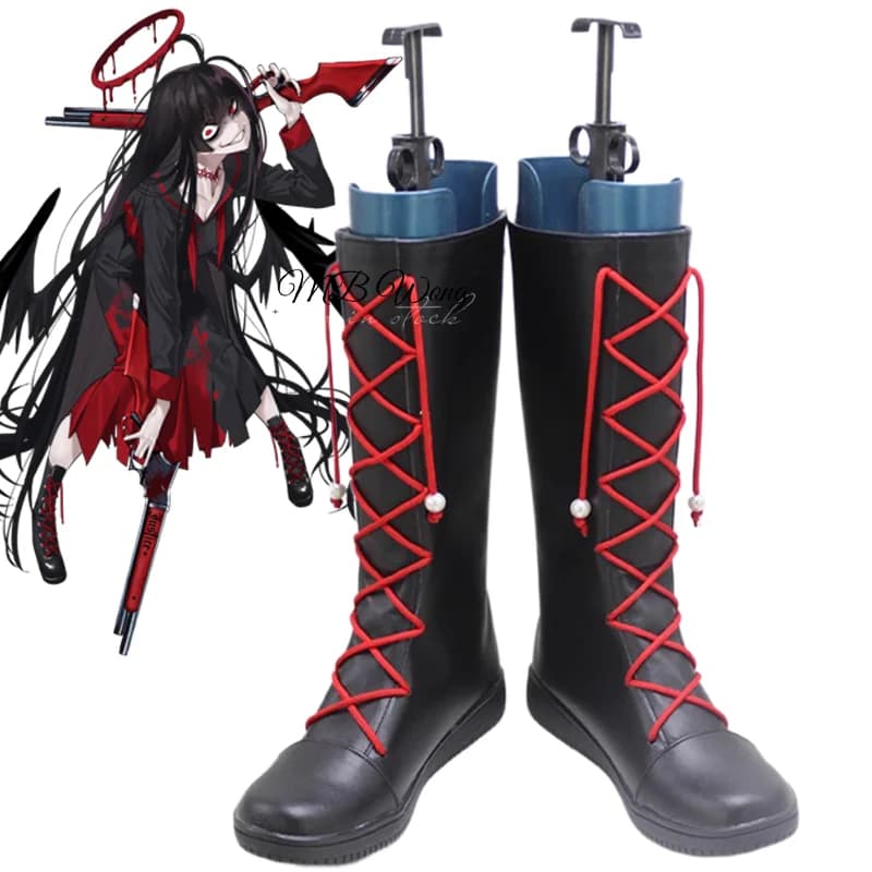 Game Blue Archive Kenzaki Tsurugi Cosplay Shoes Boots Role Play Halloween Carnival Christmas Party Outfit Prop Custom Made Adult