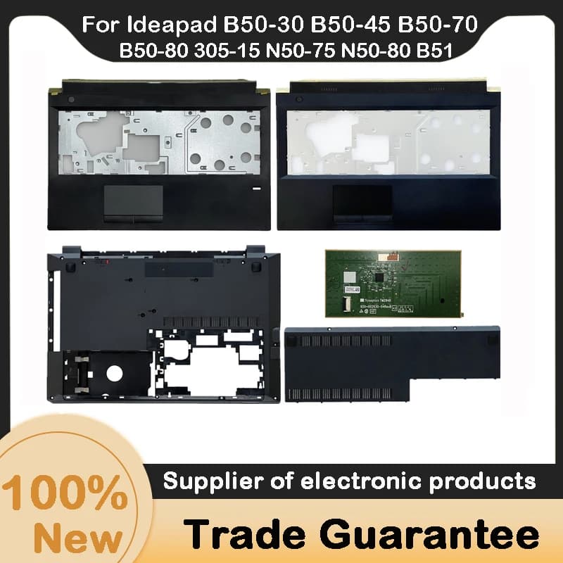 New For Lenovo Ideapad B50-30 B50-45 B50-70 B50-80 305-15 N50-75 N50-80 B51 Upper Case Palmrest / Bottom Base Cover / Touchpad