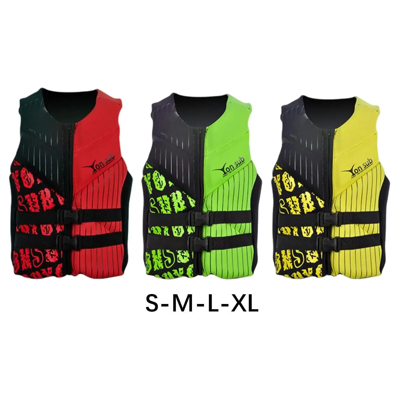 Adult Life Vest Comfortable Men Women Swim Jacket Surfing Life Jacket for Swimming Kayaking Sailing Motorboat Water Sports