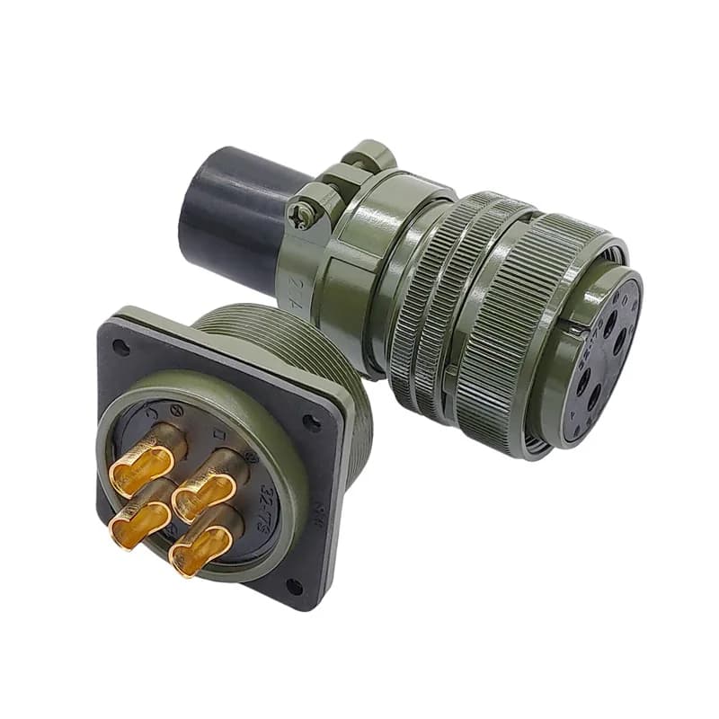 MIL-C 5015 MIL STD Military Specification Connector 4 Pin 32-17 Circular Connector Plug Socket MS3102 MS3106 MS3108