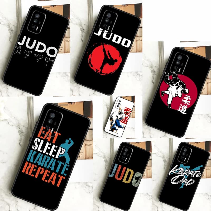 Judo Taekwondo Karate Case For POCO F6 Pro X6 X5 X3 F3 F5 M6 M5s Xiaomi 13T Pro 11T 12T 12 13 Lite 14 Ultra Cover