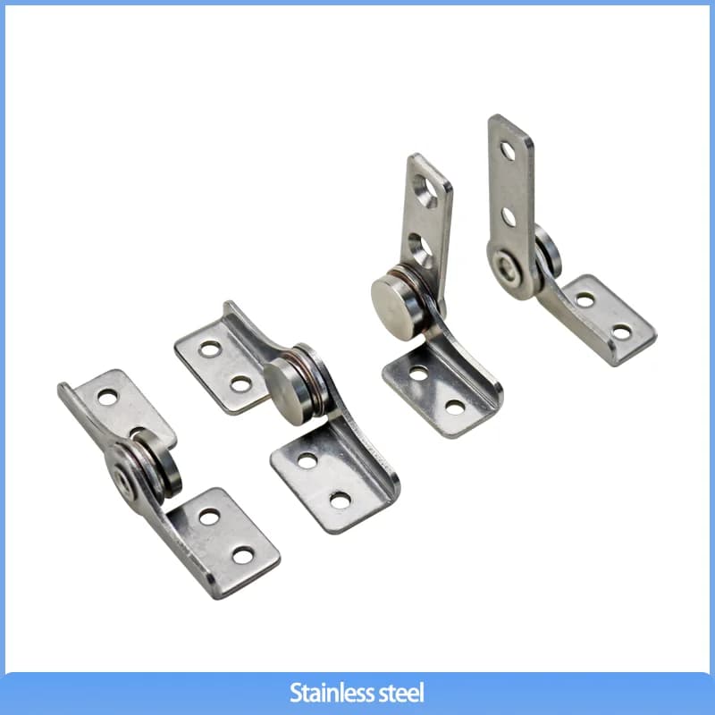Stainless Steel Torque Hinge L-Shaped Damping Hinge for Medical Equipment - Any Angle Positioning Free-Stop Pivot