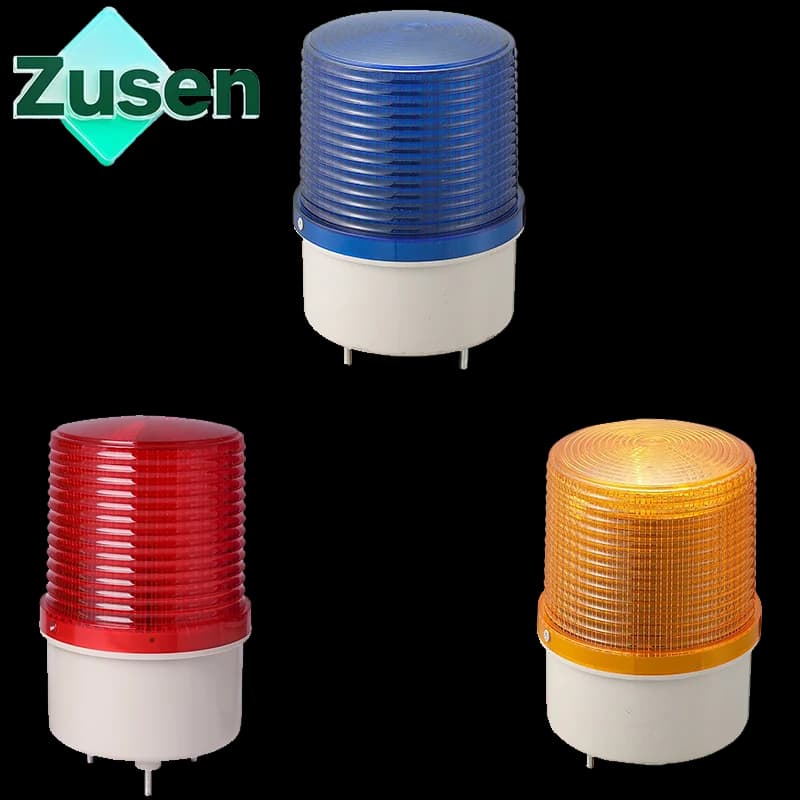 Zusen TB100-J 12V 24V 110V 220V Alarm Rotating and Blinking Signal Warning Light With Sound
