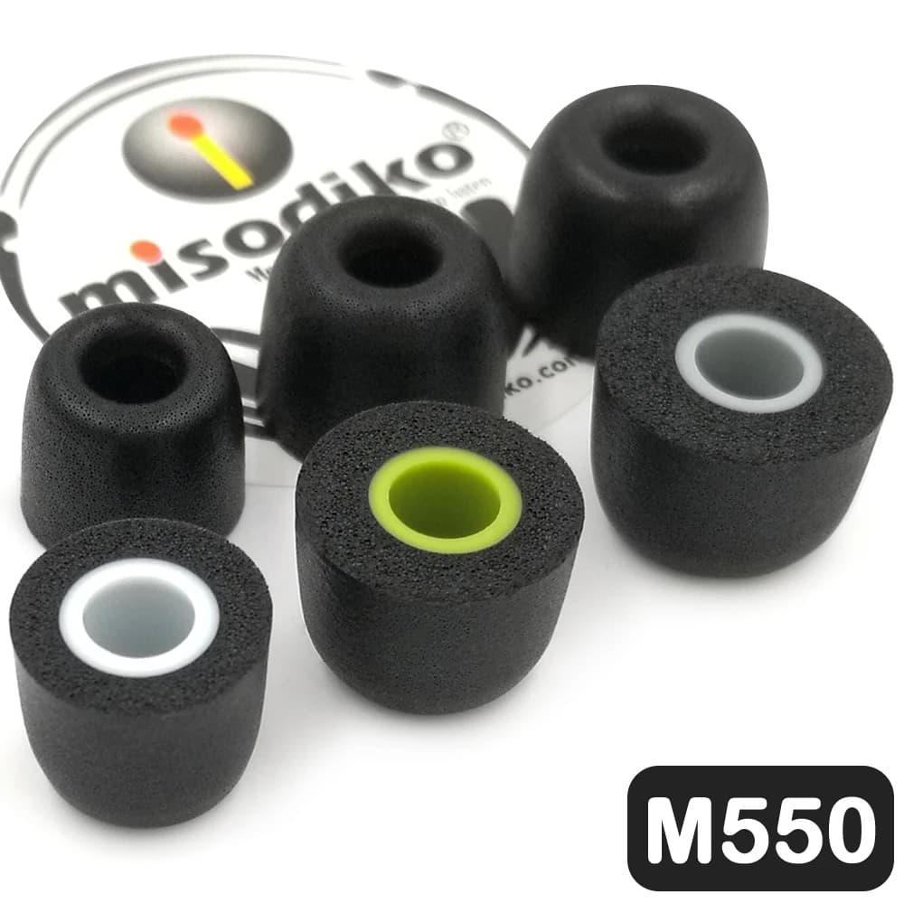 misodiko M550 Memory Foam Replacement Eartips for Jaybird X4 X3 X2/ BlueBuds X/ Freedom F5 Earphones