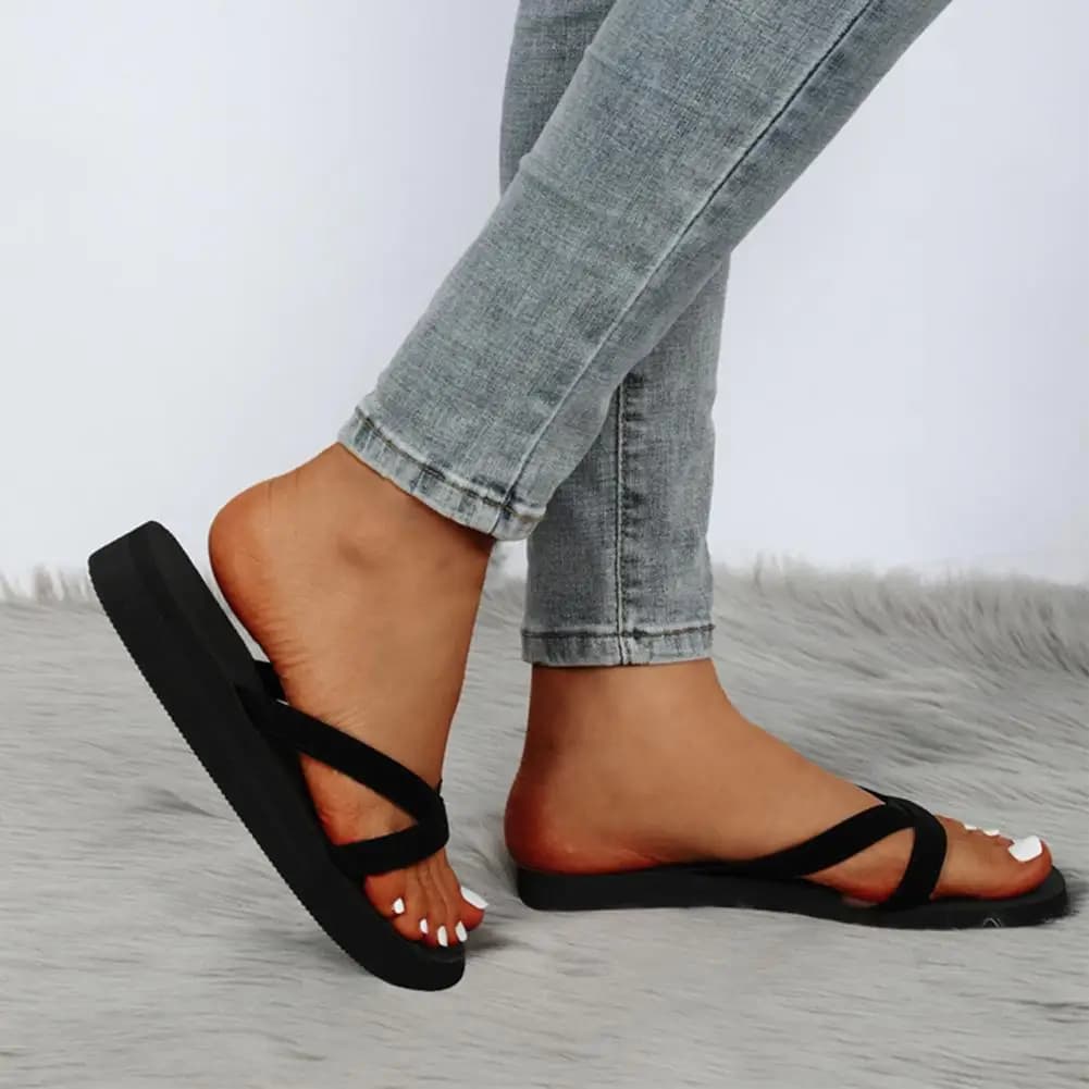 Slippers Summer Shoes Women Wedges Sandals Slides Beach Home Slippers Women Flip Flops Memory Foam Slippers Zapatos De Mujer
