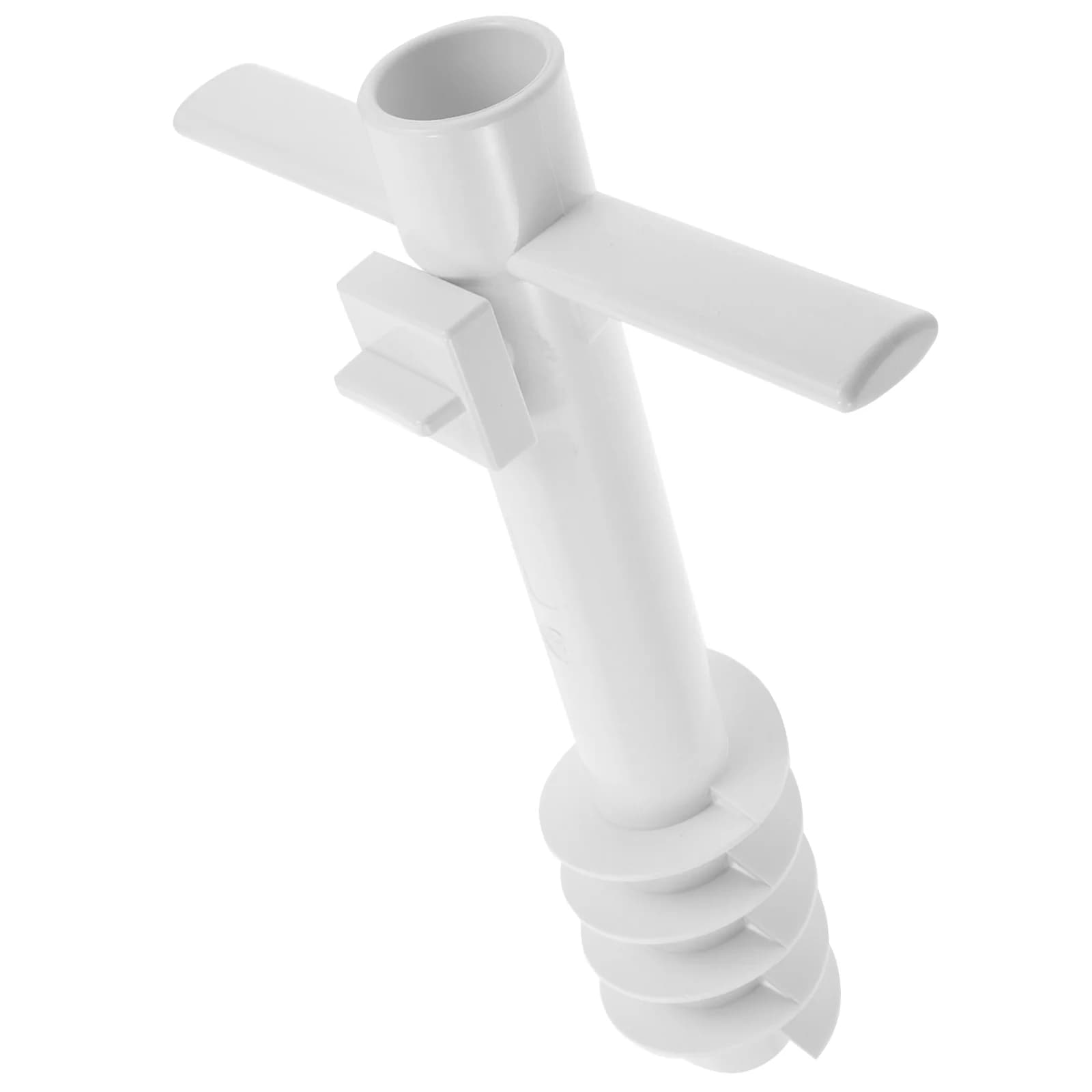 One Size Fits All Plastic Beach Umbrella Stand Sand Anchor For Outdoor Furniture Beach Accessories Vacation Essentials Durable