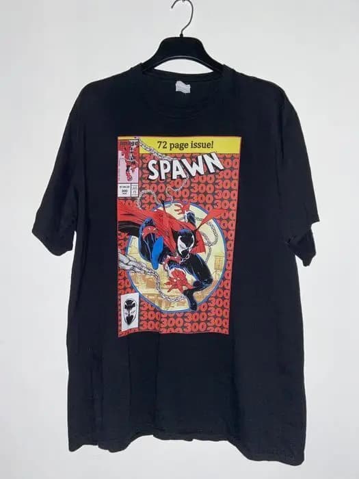 Spawn Comic Book Cover Basic Style Short Sleeve Unisex Tshirt KH4280