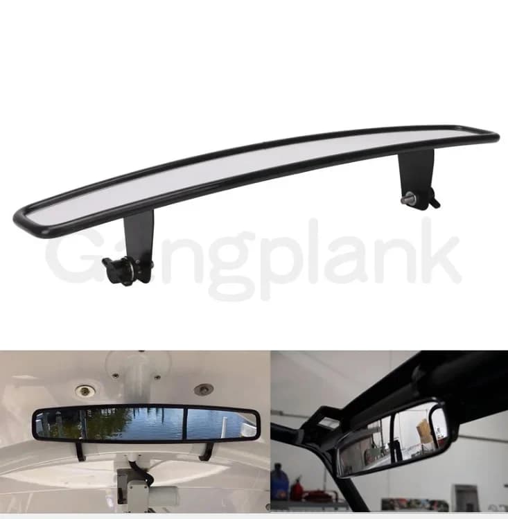 ATV/UTV Off-road Interior Wide-angle Lens Mirror Car Adjustable Rearview Mirror Auxiliary Reversing Side Mirrors for Kawasaki