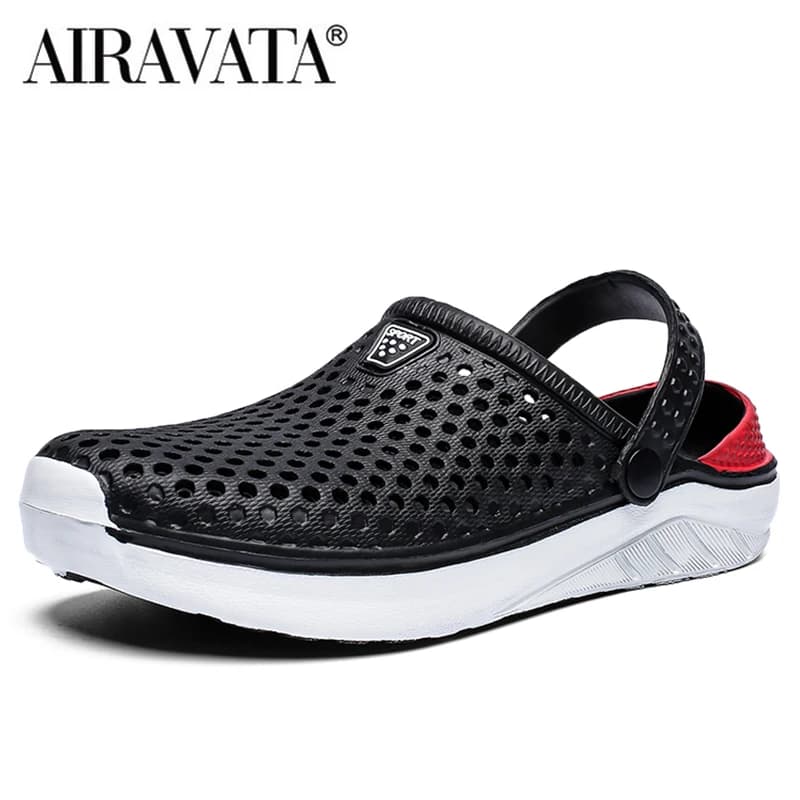 Unisex Fashion Beach Sandals Thick Sole Slipper Waterproof Anti-Slip Sandals Flip Flops for Women Men