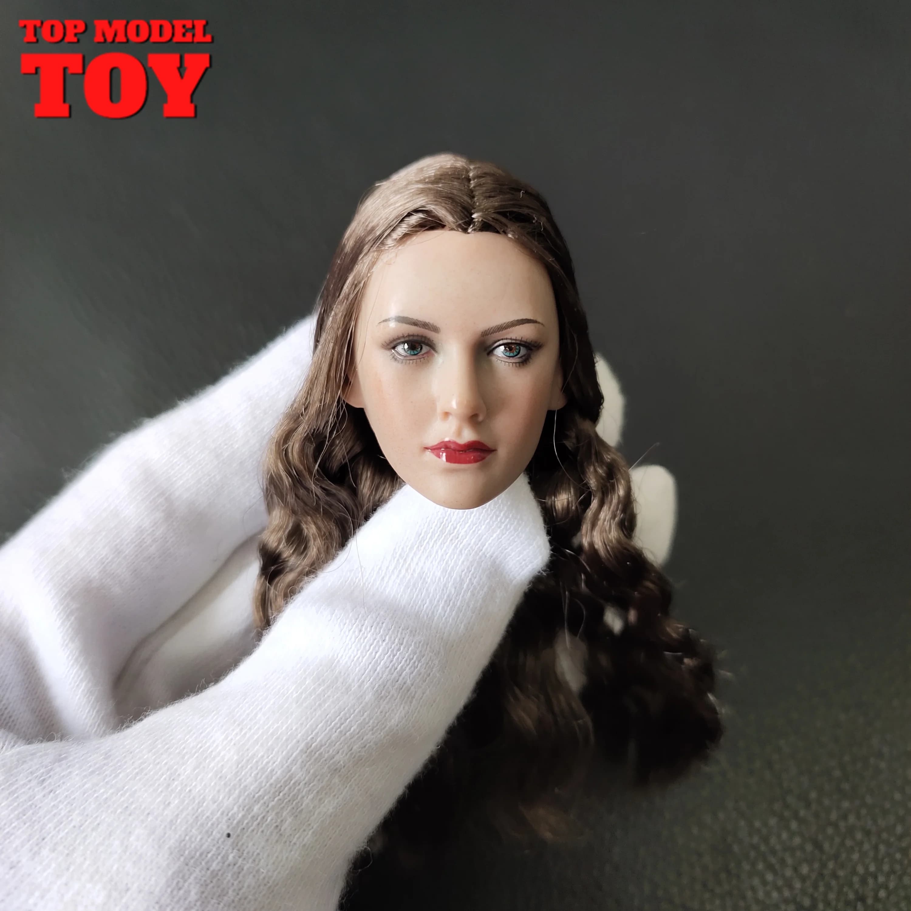 1/6 PL2020-165C Golden Spartan Female Head Sculpt Carved Model Fit 12" Female Action Figure Body Dolls