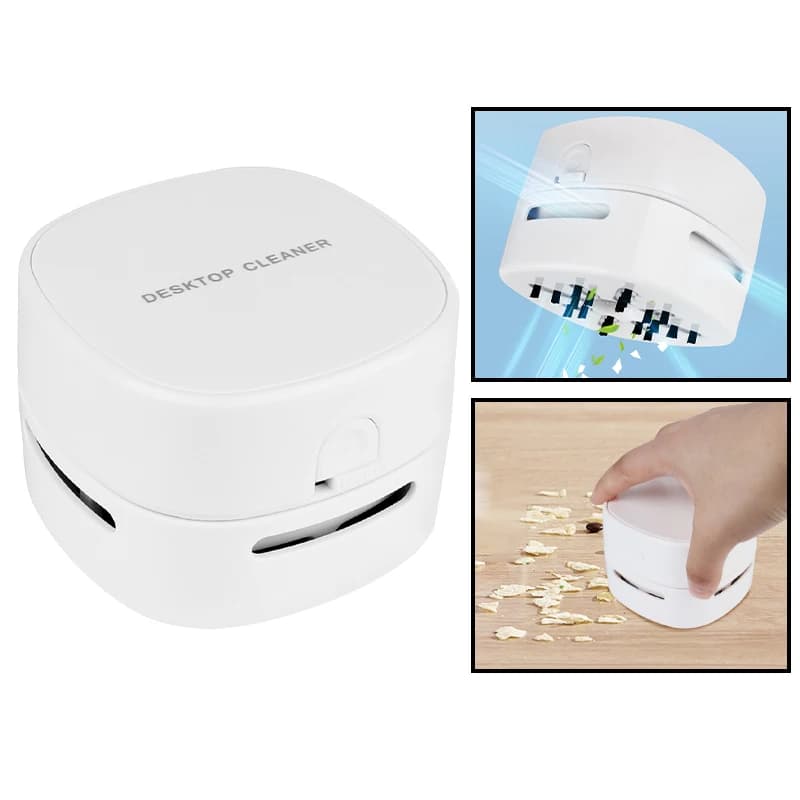 USB Charging For Home Office Desk Dust Vacuum Protable Desktop Cleaner Table Sweeper Car Mini Vacuum Cleaner