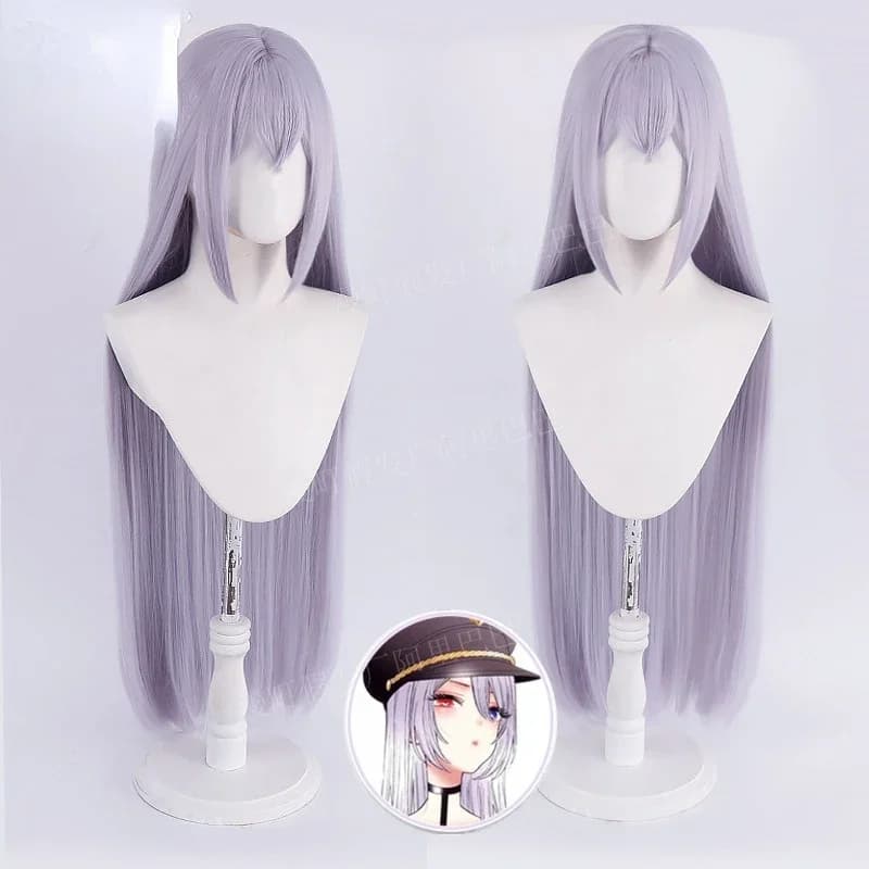 High Quality Marin Kitagawa Wig Anime My Dress-Up Darling Cosplay Wigs Light Purple Heat Resistant Hair Party Wig   a wig cap