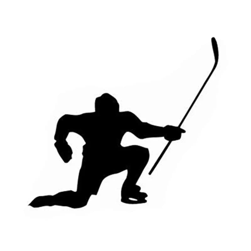 Car Sticker Personality Interesting Hockey Sport Vinyl Auto Motorcycle Decoration Decals Waterproof Sun Protection,14CM*12CM