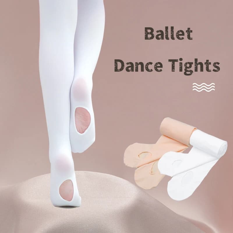 Girls Student Ballet Tights High Elasticity Dance Pantyhose With Hole Seamless Spring Autumn Women Infant Baby Kids Stockings