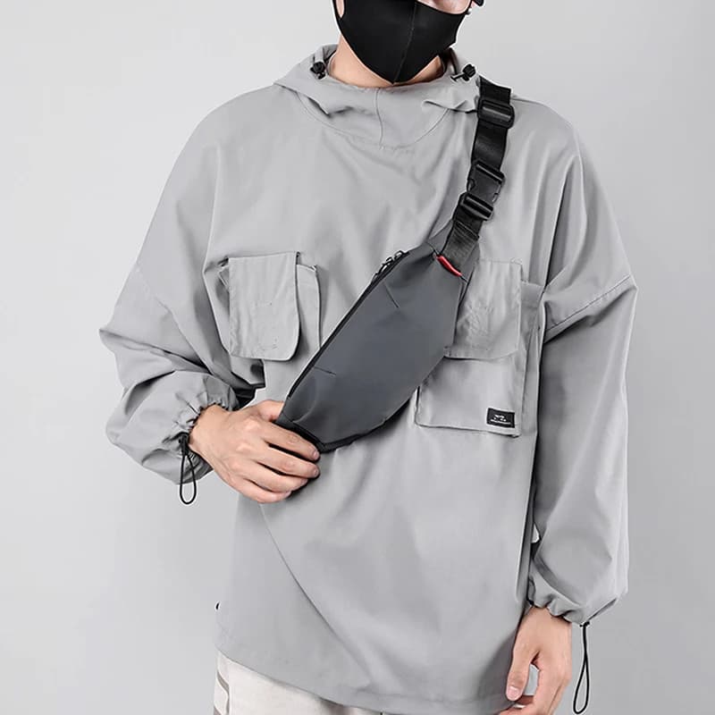 Outdoor Mens Mobile Phone Waist Bag Multifunctional Waist Bag Portable Sports Hunting Nylon Phone Bag 2023 New