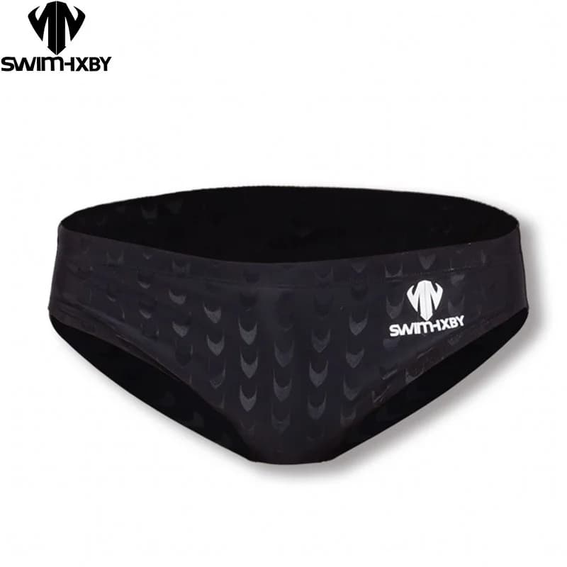 HXBY Swimwear Men Shorts Low Waist Swimming Trunks Quick Dry Fashion Swimsuit Yingfa Swimming Briefs