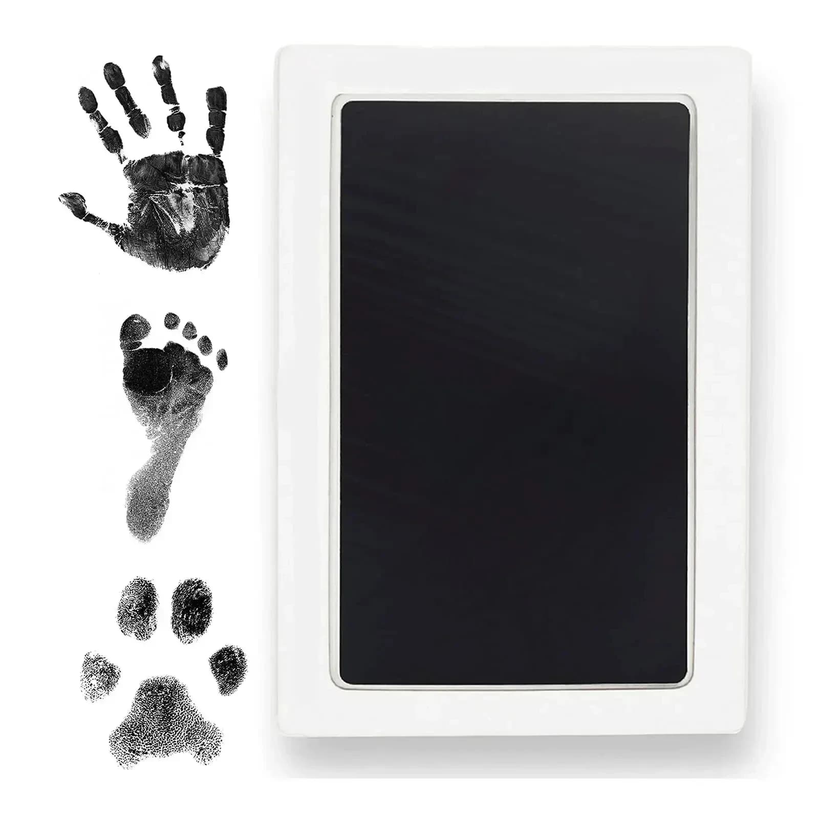Baby Handprint Footprints Ink Pads for Pet Safe Non-toxic No-Touch Skin Inkless Inkpad Kits Cat Dog Paw Prints Souvenirs Gifts