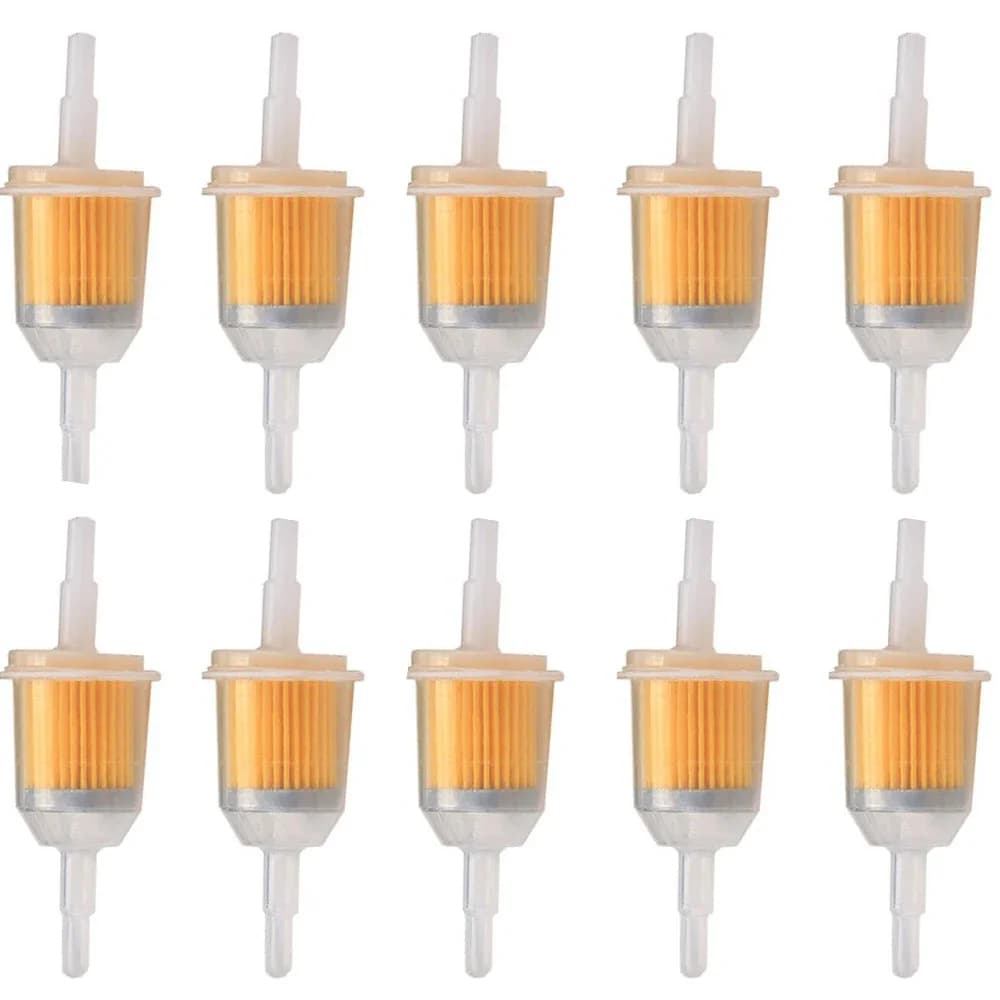 10Pcs Universal Gasoline Gas Fuel Filter Car Inner Fuel Filters Motorcycle Scooter Gasoline Oil Filter Tool Moto ATV Fuel Filter