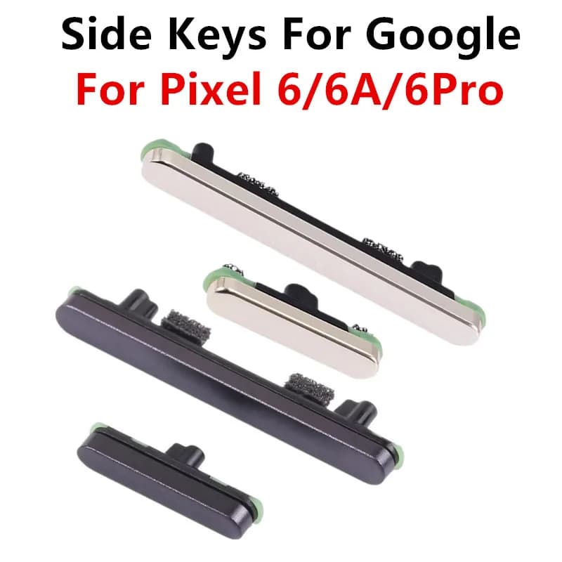 Button Key For Google Pixel 6 Pro 6A Pixel6 Pixel6A 6Pro Power On Off Volume Buttons Side Keys Phone Repair Replacement Parts