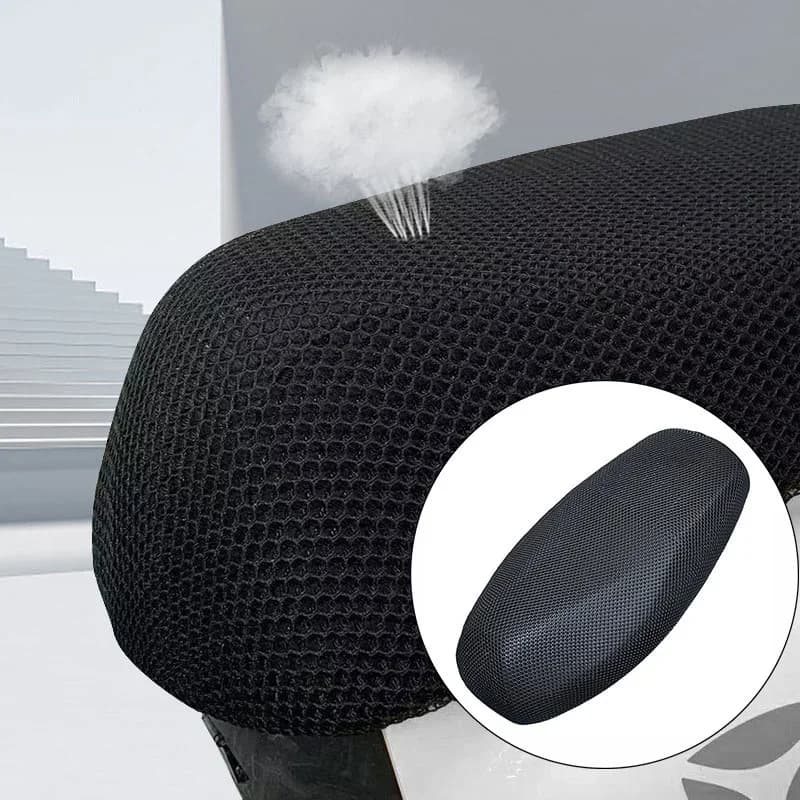 Motorcycle Cushion Seat Cover 3D Mesh Protectorl Anti-Slip Cushion Mesh Net Anti-skid Pad Mesh Seat Cover Motorcycle Accessories