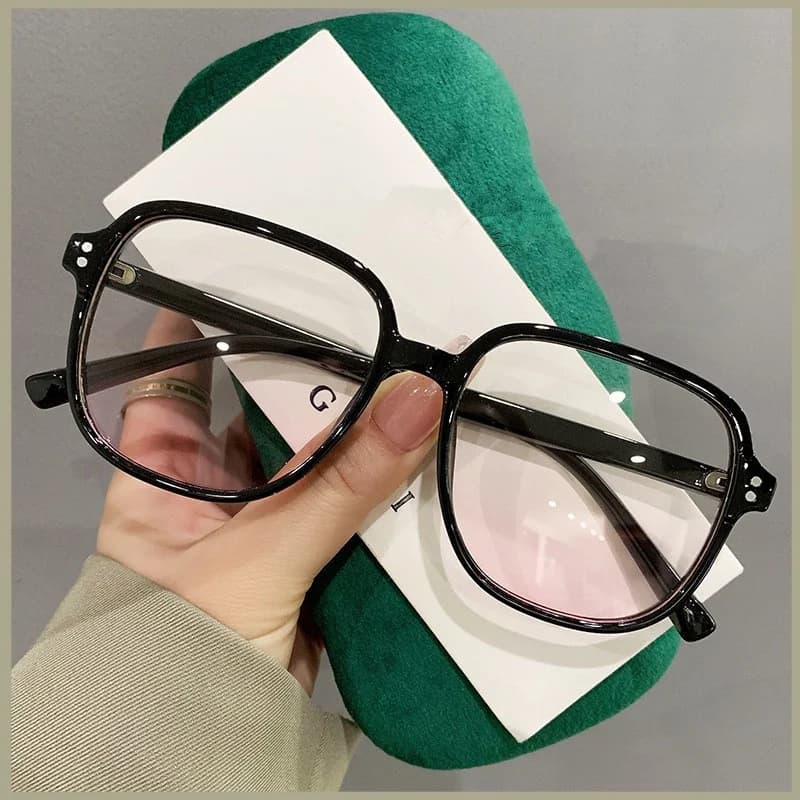 TR90 Computer Glasses Frame Women Men Square Antiblue Light Eyewear Big Blue Blocking Glass Frames Oversize Spectacle Eyeglass