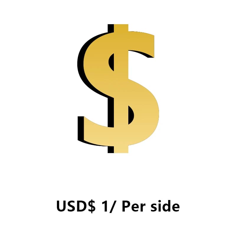 Dedicated link for custom fees