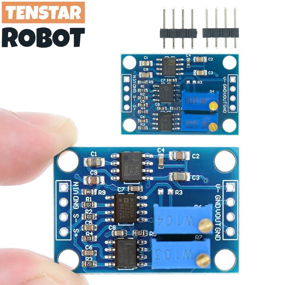 TENSTAR AD620 Microvolt MV Voltage Amplifier Signal Instrumentation Module Board 3-12VDC