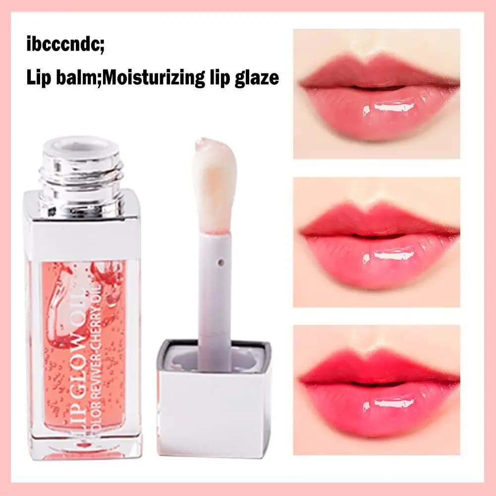 5 Color Lip Oil Hydrating Plumping Lip Coat For Lipstick Lipgloss Tinted Lip Plumper Serum Lips Glow Oil Treatment Tool
