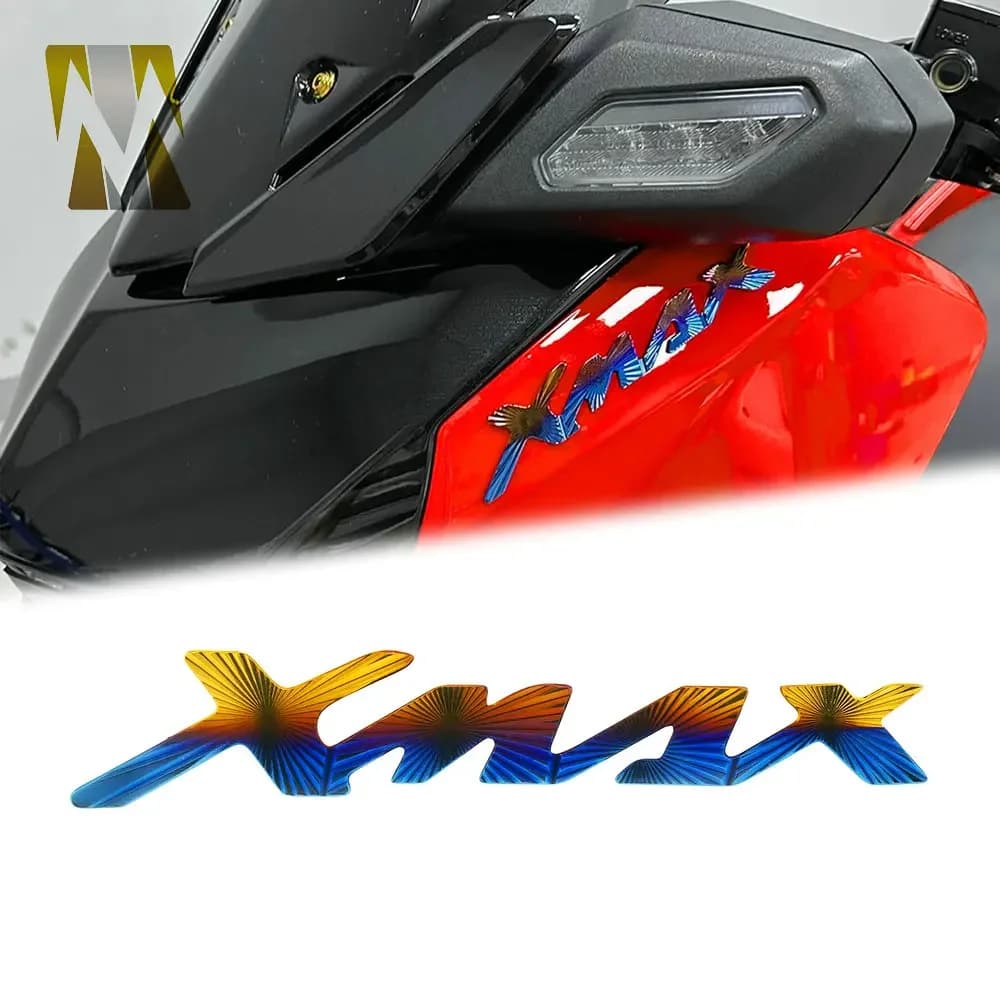 XMAX 3D Stickers Emblem Fender Fuel Tank Pad Logo Decal For YAMAHA XMAX 125 250 300 400 Motorcycle Decoration X-MAX