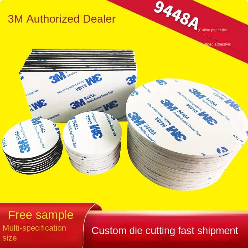 3M 9448A Double-Sided Adhesive Foam Tape High Viscosity Die Cutting Type Hook Car Decoration Strong Thickened EVA Tape